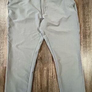 LEE Tri-Flex 38x30 GRAY Straight Fit Tapered Leg Pants Men's